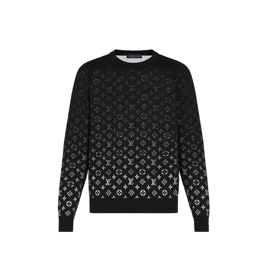 Lvse Monogram Degrade Crewneck Men Ready to Wear LOUIS VUITTON